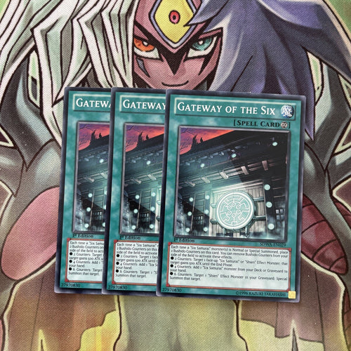 SDWA-EN029 x3 Gateway of the Six Common Excellent Condition Yugioh