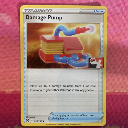 Pokemon Card Damage Pump Prize Pack Cosmo Holo 156/196 Near Mint