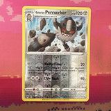 Pokemon Card Galarian Perrserker Reverse Holo Rare 113/185 NM