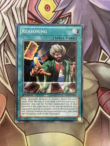 SP14-EN041 Reasoning Common 1st Edition NM Yugioh
