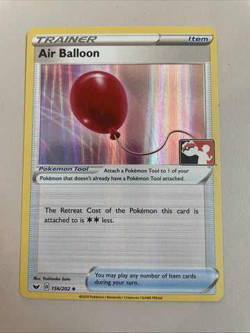 Air Balloon (156/202) Holo | Play! Pokemon Stamped | Prize Pack Series 1 | NM