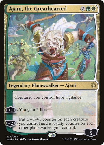 Ajani's Welcome Magic 2019 Excellent Magic MTG