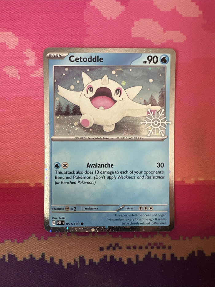 Pokemon Card Cetoddle Advent Calendar Holo 053/193 NM