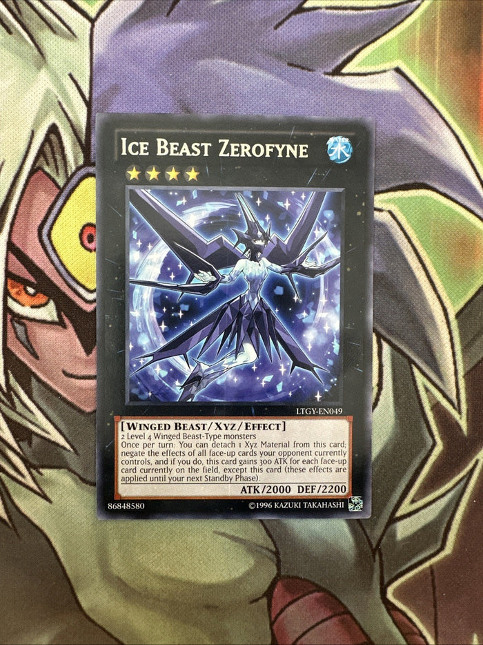 LTGY-EN049 Ice Beast Zerofyne Rare Unlimited Edition NM Yugioh Card