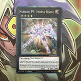 MAZE-EN021 Number 39: Utopia Rising Collectors Rare 1st Edition NM Yugioh Card