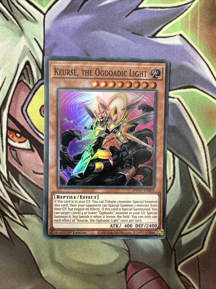 ANGU-EN005 Keruse, The Ogdoadic Light Super Rare 1st Edition NM Yugioh Card