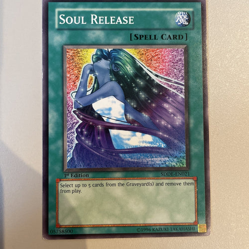 SDDE-EN021 Soul Release - 1st Edition - Yugioh! TCG