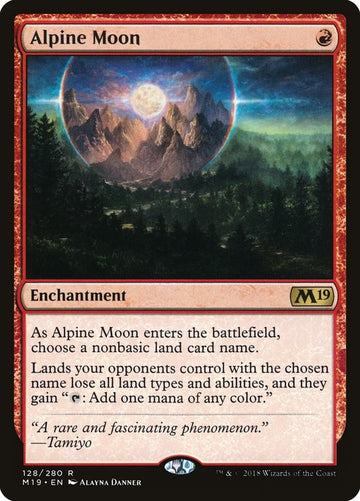 Alpine Moon Magic 2019 Excellent Magic MTG