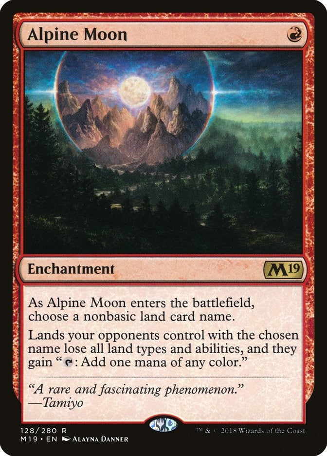 Alpine Moon Magic 2019 Excellent Magic MTG