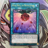 DUOV-EN040 Rose Bell Of Revelation Ultra Rare 1st Edition NM Yugioh Card