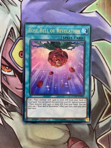 DUOV-EN040 Rose Bell Of Revelation Ultra Rare 1st Edition NM Yugioh Card