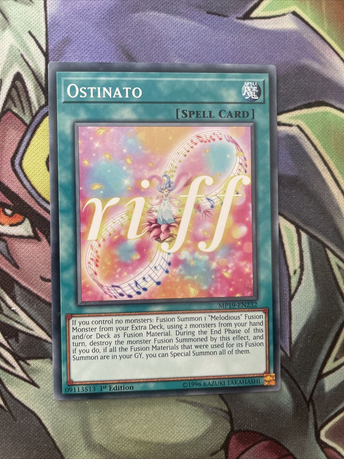 MP19-EN232 Ostinato Common 1st Edition NM Yugioh Card