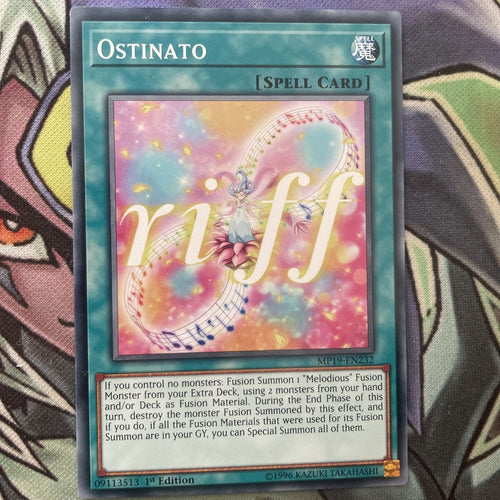 MP19-EN232 Ostinato Common 1st Edition NM Yugioh Card