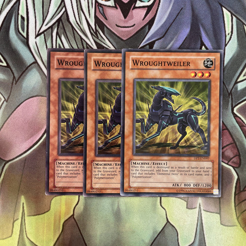 DP1-EN007 x3 Wroughtweiler Common Excellent Condition Yugioh