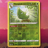 Pokemon Card Metapod Fusion Strike Reverse Holo Uncommon 002/264 NM