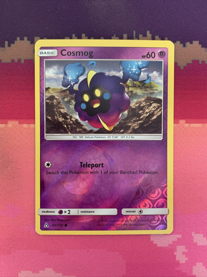 Pokemon Card Cosmog Ultra Prism Reverse Holo 60/156 Near Mint