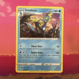 Pokemon Card Inteleon Sword & Shield Cracked Ice Holo Rare 059/202 Near Mint