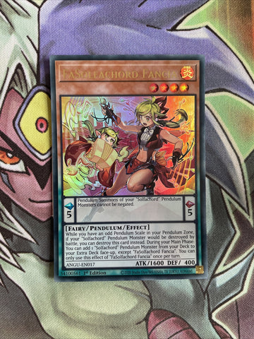 ANGU-EN017 FaSolfachord Fancia Ultra Rare 1st Edition NM Yugioh Card