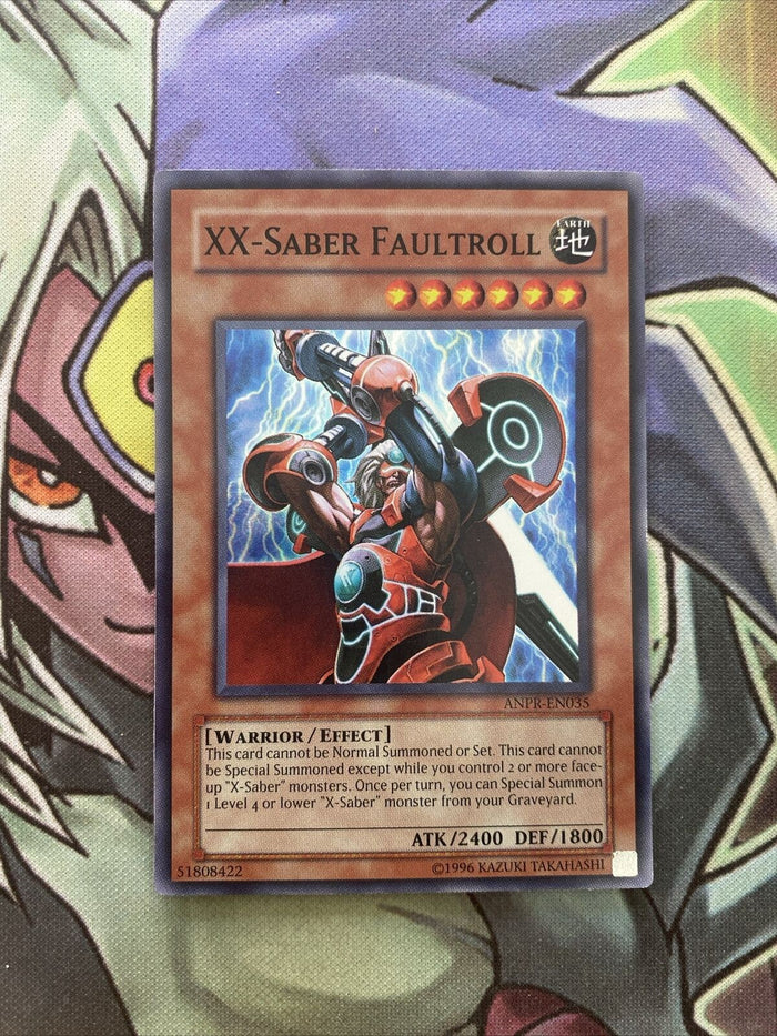 ANPR-EN035 XX-Saber Faultroll Super Rare Unlim Edition NM Yugioh Card