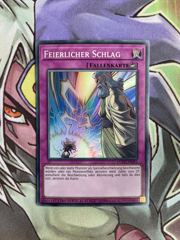 COTD-DESE2 Solemn Strike Super Rare GERMAN Limited Ed Near Mint Yugioh Card