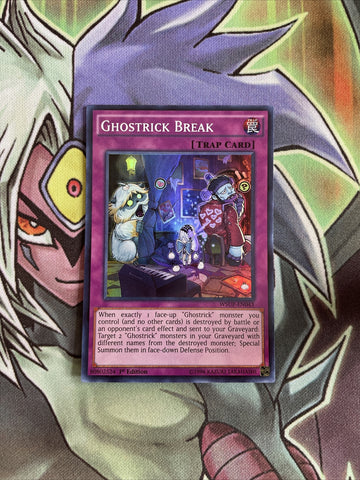 WSUP-EN043 Ghostrick Break Super Rare 1st Edition NM Yugioh Card