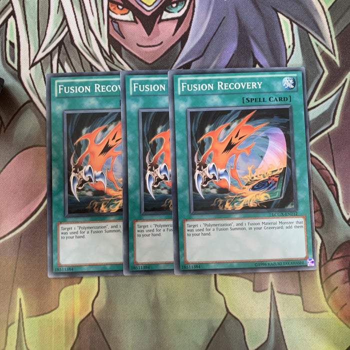 LCGX-EN212 x3 Fusion Recovery Common Excellent Condition Yugioh
