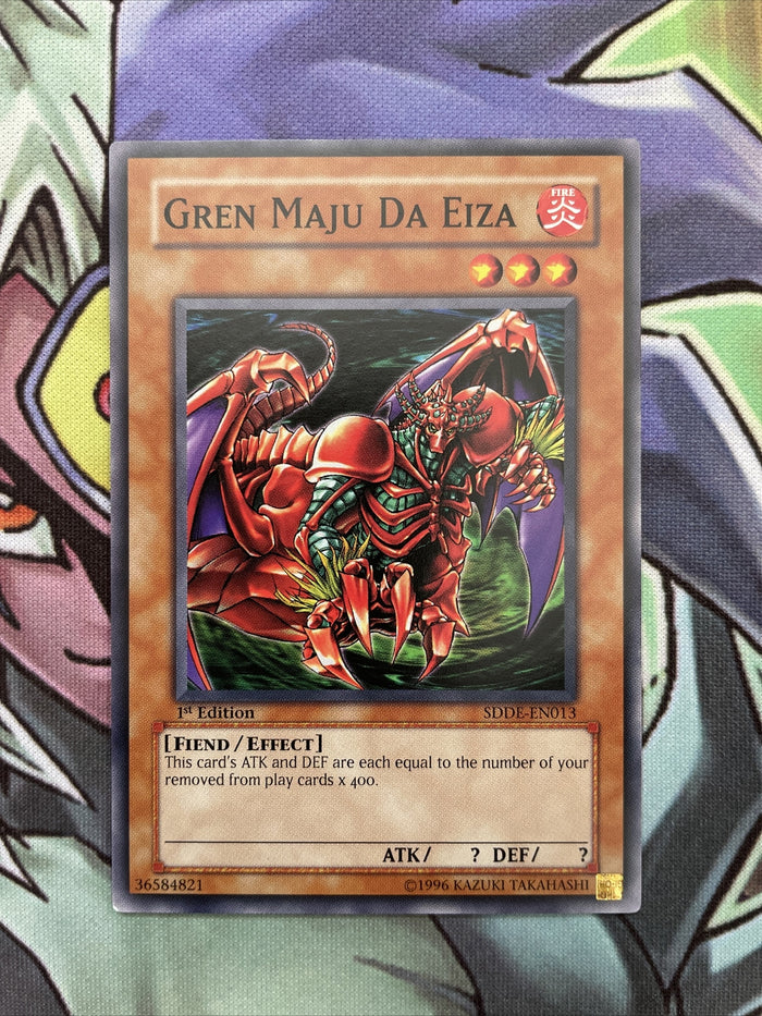 SDDE-EN013 Gren Maju Da Eiza Common 1st Edition NM YuGiOh Card
