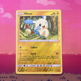 Pokemon Card Minun Shining Legends Reverse Holo 34/73 Near Mint