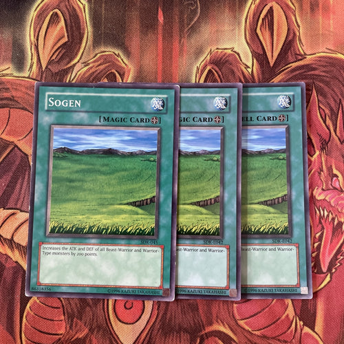 SDK-045 Yugioh Sogen x3 Playset