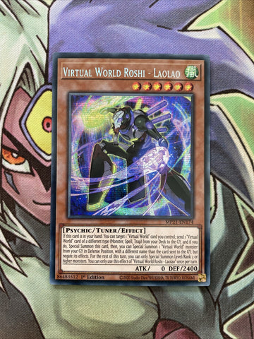 MP21-EN174 Virtual World Roshi - Laolao Secret Rare 1st Edition NM Yugioh