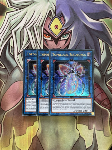 SDRR-EN041 x3 Topologic Zeroboros Ultra Rare Excellent Condition Yugioh