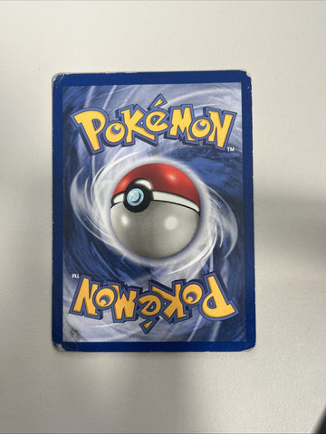 Pokemon Card Lapras Fossil Holo Rare 10/62 Moderately Played (back)