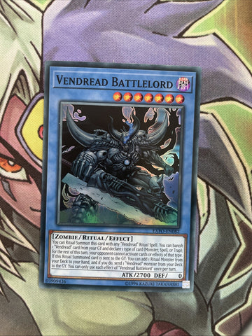 EXFO-EN082 Vendread Battlelord Super Rare Edition NM Yugioh Card