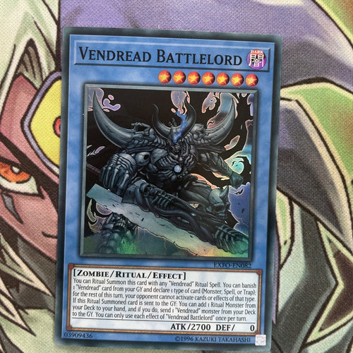 EXFO-EN082 Vendread Battlelord Super Rare Edition NM Yugioh Card