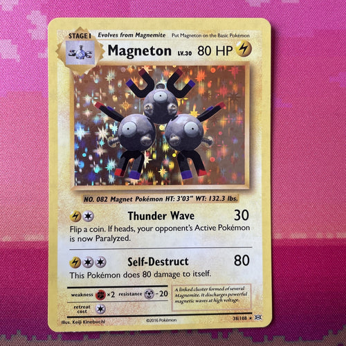 Pokemon Card Magneton Evolutions Holo Rare 38/108 Near Mint