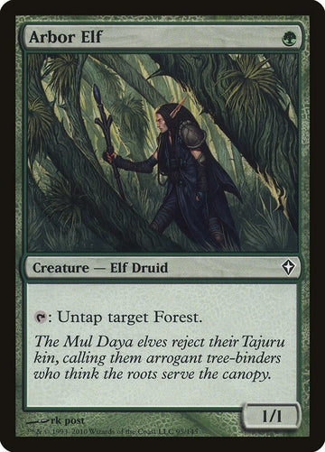 Arbor Elf Worldwake Excellent Magic MTG