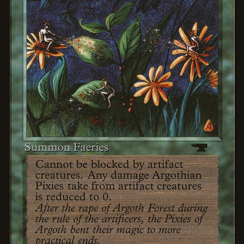 Argothian Pixies Antiquities Excellent Magic MTG