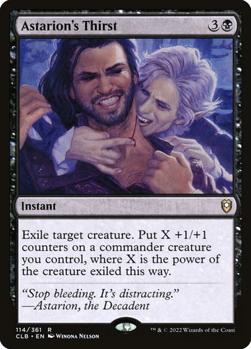 Astarion's Thirst - Commander Legends 2: Battle For Baldur's Gate NM Magic MTG