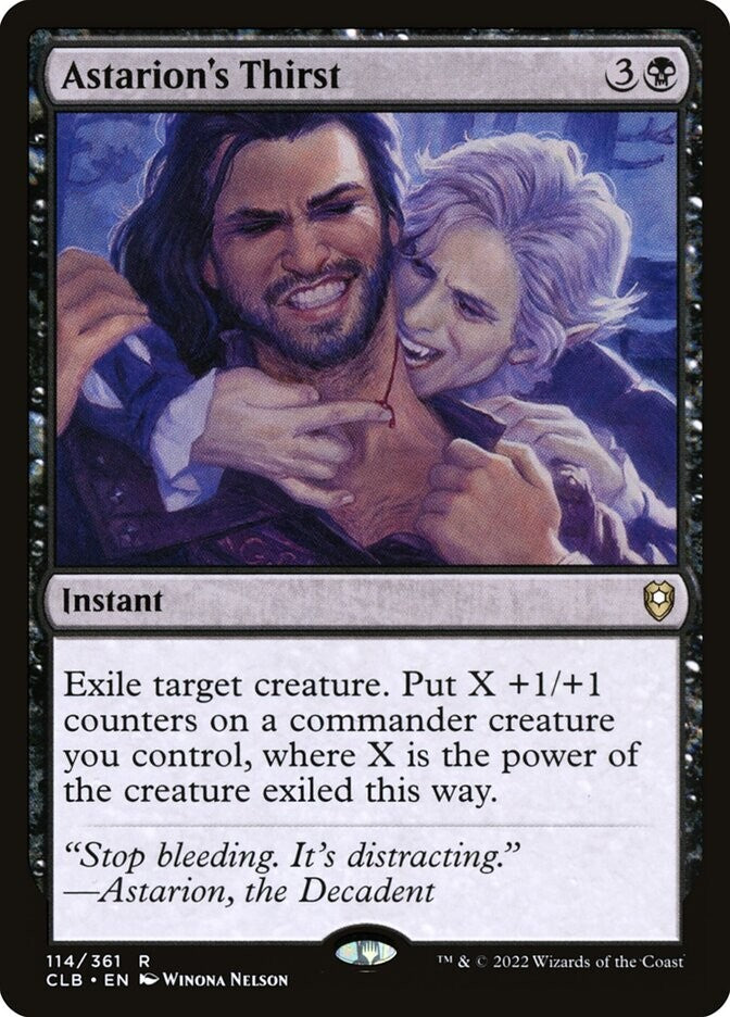 Astarion's Thirst - Commander Legends 2: Battle For Baldur's Gate NM Magic MTG