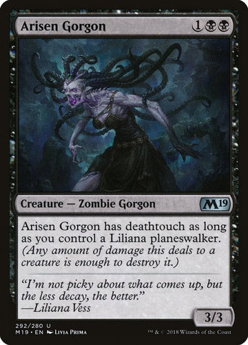 Arisen Gorgon Magic 2019 Excellent Magic MTG