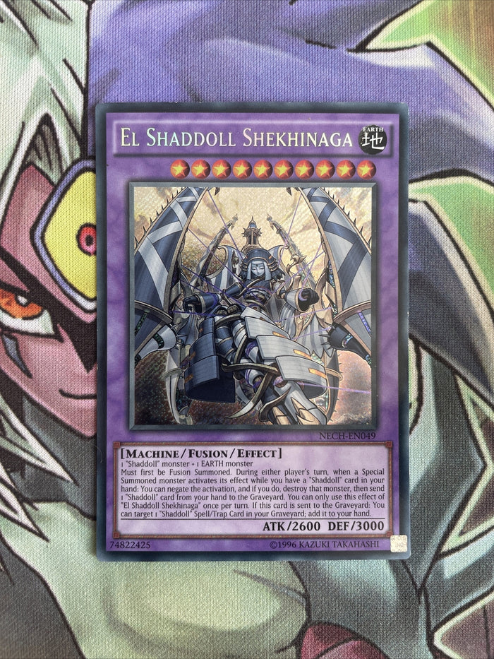 NECH-EN049 El Shaddoll Shekhinaga Secret Rare Unlimited Edition NM Yugioh Card