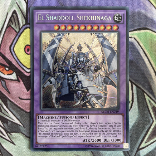 NECH-EN049 El Shaddoll Shekhinaga Secret Rare Unlimited Edition NM Yugioh Card