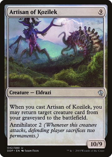 Artisan Of Kozilek Duel Decks Excellent Magic MTG