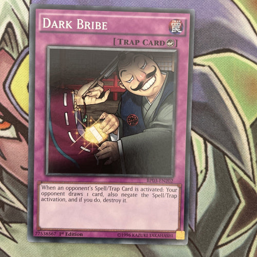 BP03-EN202 Dark Bribe Common 1st Edition NM Yugioh Card