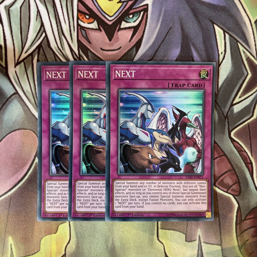 SAST-EN071 x3 NEXT Super Rare Excellent Condition Yugioh