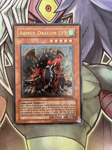 SOD-EN014 Armed Dragon LV5 Ultimate Rare UNL Edition NM Yugioh