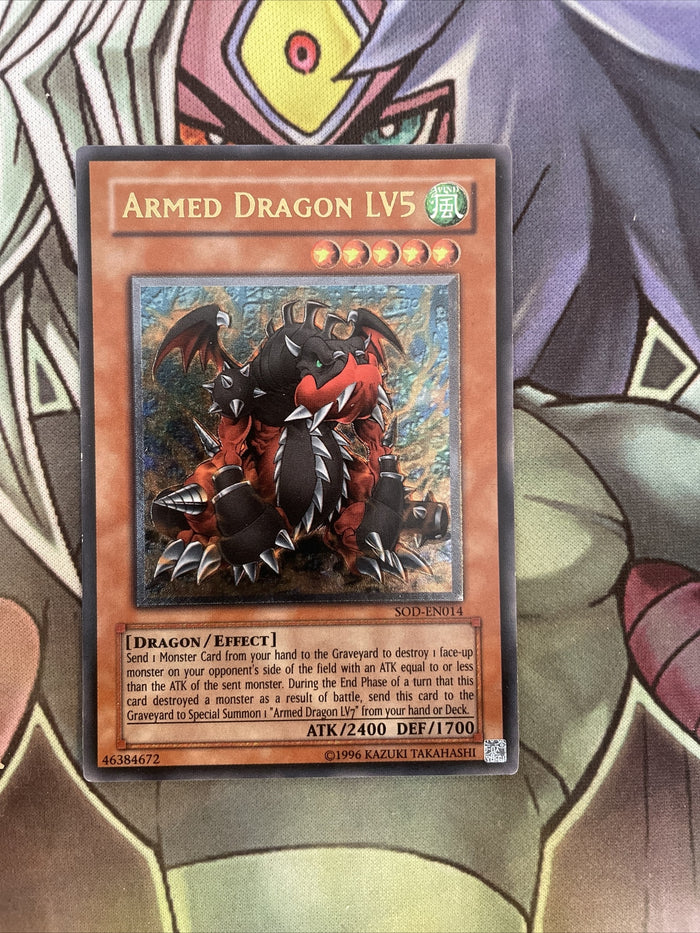 SOD-EN014 Armed Dragon LV5 Ultimate Rare UNL Edition NM Yugioh