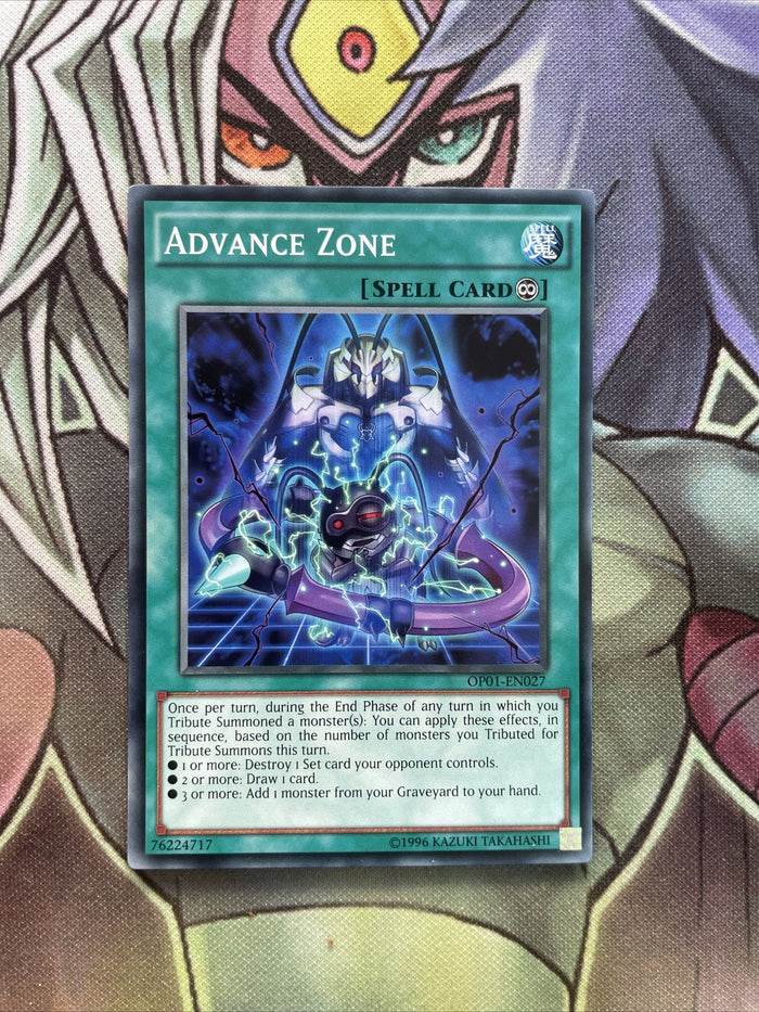 OP01-EN027 Advance Zone Common UNL Edition Near Mint Yugioh
