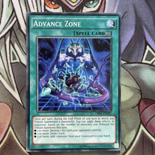 OP01-EN027 Advance Zone Common UNL Edition Near Mint Yugioh