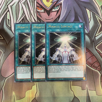 MAGO-EN148 x3 Miracle Contact Rare Excellent Condition Yugioh